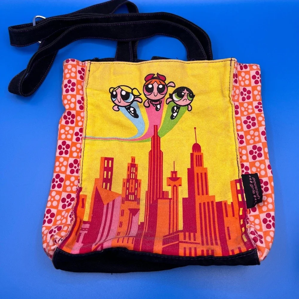 Vintage Y2K Powerpuff Girls Mini Tote Bag